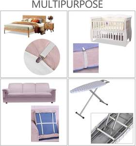 Sangles élastiques jetables en plastique pour draps de lit, efficaces et robustes, avec clips, acceptant la personnalisation OEM, pour chambre et buanderie - Product Image 5