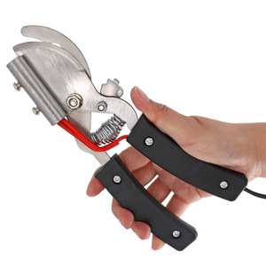 Équipement d'élevage électrique : Pince coupante à queues de porcelets avec système de chauffage et interrupteur, en acier inoxydable 304, Yuyouyou Rouge/Noir - Product Image 6