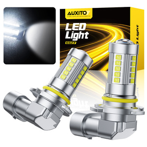 Ampoules LED pour voiture AUXITO 9006 HB4, lumière blanche, feux de brouillard, feux de jour DRL 6500K, 1 paire - Product Image 1