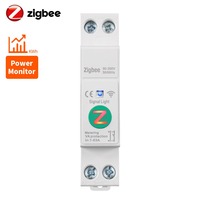 Interruptor Inteligente OEM Tuya Zigbee para Riel DIN, Relé MCB con Temporizador, Medidor de Energía, Protección de Voltaje, Control por Aplicación