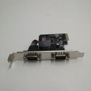 Tarjeta serie Pci Express de 2 puertos Rs232 Db9 para expansión interna de escritorio - Product Image 1