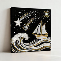Kit de Peinture Diamant 5D DIY Chrétien Jésus-Christ Mère Marie pour Enfants Débutants Décoration Religieuse Cadeau