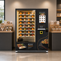 Distributeur automatique de repas chauds pour les repas prêts à manger, les sandwichs, les hamburgers et les wraps au poulet