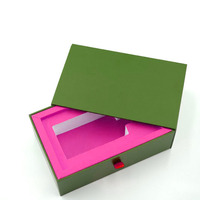 Boîte de papier de magnétisme de lin unique personnalisée pour les cosmétiques de soin de la peau boîte d'emballage d'huile essentielle de rouge à lèvres brillant à lèvres