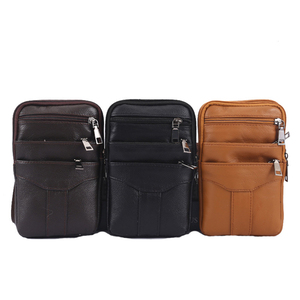 Nouveau sac à bandoulière en cuir pour <span class=keywords><strong>hommes</strong></span> sac de taille bandoulière réglable conception durable à la mode - Product Image 6