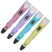 Stylo d'impression 3D DIY Peinture tridimensionnelle Jouets pour enfants Camouflage amusant avec écran LCD Compatible PLA Filament Jouets Cadeau