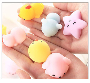 Jouets Mochi Squishy Personnalisés en TPR, Animaux Mignons Anti-Stress, Jouets Sensoriels à Presser pour la Réduction de l'Anxiété et le Soulagement du Stress - Product Image 4
