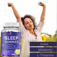 Ausreson OEM Gummies pour le sommeil profond, compléments alimentaires en forme de oursons gélifiés, sommeil naturel, GABA, mélatonine, L-théanine, Ashwagandha, gummies pour le sommeil
