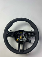 Volant en fibre de carbone personnalisé pour modèles Porsche Panamera Macan Cayenne 718 911 918 958 970 971, état neuf