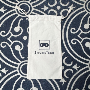 Sac à poussière réutilisable en coton biologique 100% imprimé sur mesure, certifié GOTS, pour bagues et boucles d'oreilles, recyclable - Product Image 4