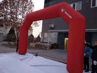 Arco Inflable Personalizado para Competencias Deportivas, Arco de Aire para Publicidad, Eventos y Promoción de Campamentos con Exhibición de Logotipo