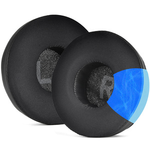 Oreillette de remplacement de coussin d'oreille de Gel de refroidissement en cuir respirant de haute qualité de 70mm pour le casque JBL <span class=keywords><strong>Tune</strong></span> <span class=keywords><strong>500BT</strong></span>/600BTNC/T450BT - Product Image 1