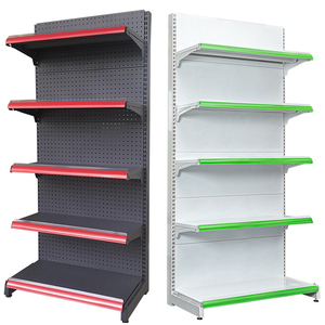 Heavy Duty Metallic Single-Sided Grocery Store Display Racks/Shelves for Supermarket Gondola <strong>Shelving</strong> 100kg Capacity Per Layer - Product Image 4