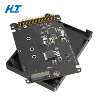 Adaptador M.2 B-Key SATA a IDE de 44 Pines, Carcasa de 2.5 Pulgadas, Convierte Unidades de Disco Duro M.2 NGFF SATA IDE PATA, Plástico