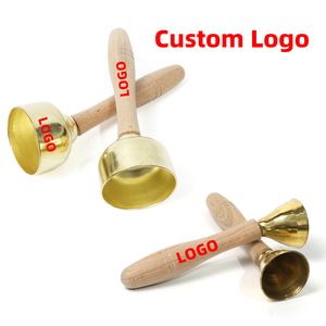 Clochettes musicales, instruments <span class=keywords><strong>de</strong></span> musique, ensemble d'instruments <span class=keywords><strong>de</strong></span> percussion professionnels, jouets, clochettes musicales avec poignée en bois - Product Image 5