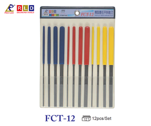 Tập tin kim cương FCT-12 mỏng với tay cầm cao su-Hoàn hảo cho khuôn và kim loại đánh bóng loại bỏ mô hình tia lửa - Product Image 2
