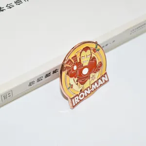 Wholesale Pin Factory Supplier Iron Metal Badge Brooch Kpop Man Anime Pearl Lapel Pin Soft Hard Custom layered Enamel Pin