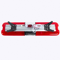 Barre lumineuse d'urgence LED de 47 pouces pour toit, feux stroboscopiques rouges avec sirène pour camions de pompiers et ambulances