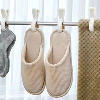 Pinces à linge en plastique antidérapantes et résistantes au vent, pinces multi-usages sans trace pour vêtements et fixation de couettes