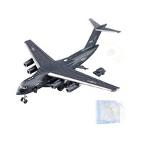 1:180 alaşım kalıp-Cast Y-20 Strategic ses ve hafif askeri taşıma uçağı ile stratejik kargo uçak modeli çocuk oyuncak