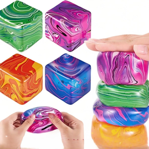 Juguete Antiestrés en Forma de Cubo de Maltosa Needoh Squishy, Juguete para Aliviar el Estrés, Venta Caliente - Product Image 1