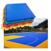 Revêtement de terrain de basketball de qualité commerciale pour la vente en gros, résistant aux intempéries et aux décolorations, structure robuste