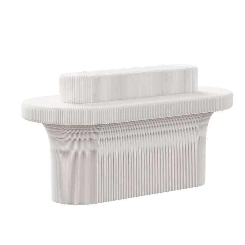 Выставочные стеллажи ihpaper Island, картонная выставочная стойка, полка для салона красоты, для кабинета и выставочного зала