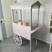 Soporte personalizado para tartas de boda para niños, estantes de exhibición de madera con ruedas, barra dulce, pastel, decoración de fiesta, carrito de dulces de madera