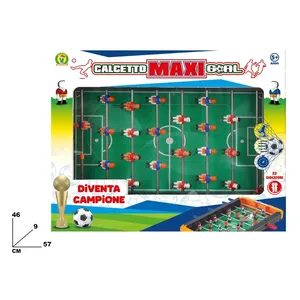 Calcinetto Maxi Goal, Mesa de Futbolín de MDF de 57x46 cm, Superficie de Juego de 9 mm para 2 Jugadores - Product Image 1