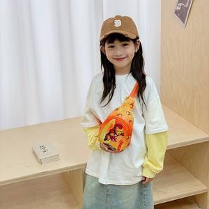 애니메이션 여행 가방 어린이 가슴 가방 만화 귀여운 소년의 허리 가방 새로운 동전 지갑 3-5 세 어린이 가방 어린이 어깨 가방 - Product Image 2