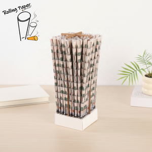 Papier à rouler conique brun classique en gros d'usine, marque personnalisée, couleur organique, ruban de papier à rouler, filtre M, 1000 unités/boîte - Product Image 3