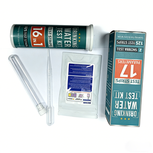 Jilintest 17-en-1 <span class=keywords><strong>Bandelettes</strong></span> de test pour l'<span class=keywords><strong>eau</strong></span> potable NO- Detection pH 6.2-8.4 Kit d'<span class=keywords><strong>analyse</strong></span> de la qualité de l'<span class=keywords><strong>eau</strong></span> Test de bactéries pour la sécurité de l'<span class=keywords><strong>eau</strong></span> du robinet - Product Image 6