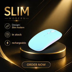 OEM <b>Bluetooth</b> Wireless <b>Mouse</b> Skin-friendly Touch Rechargeable Office <b>Mouse</b> Raton Souris Maus - Product Image 1