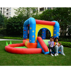 Happy Backyard <b>Small</b> Children Water <b>Slide</b> Playground Outdoor Kids Inflatable Air Jumping Bouncer Jump House Inflatable Bouncer J - Product Image 2