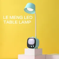 Kamisafe USB נטענת שולחן מנורת Stepless עמעום LED שולחן מנורת מתכווננת גמישה מחקר מנורת עם מחזיק עט
