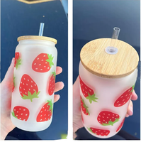 Autocollants UV personnalisés en gros pour tasses, en PET et plastisol, pour mugs, impression par transfert d'eau, lavables