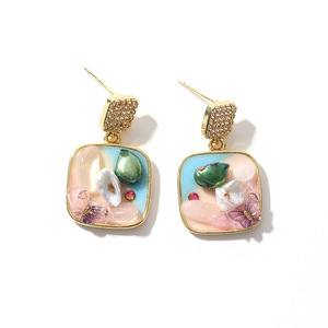 Conjunto de Joyería con Perlas Barrocas, Collar y Pulsera de Amatista Púrpura Irregular y Aventurina, Accesorio Ajustable para <span class=keywords><strong>Celebraciones</strong></span> - Product Image 5