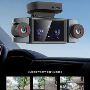 2025 qua biên giới 4K IPS độ nét cao bốn kênh ghi âm 3inch <span class=keywords><strong>GPS</strong></span> 170 góc rộng ADAS tầm nhìn ban đêm ghi video - Product Image 2