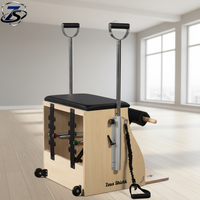 Chaise de Pilates portable en bois de chêne écologique, réglable, pour studio de Pilates, usage domestique, multifonctionnelle, rééducation corporelle