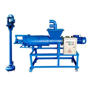 Extrusion Animal Chicken Manure Cow Dung Squeeze Manure Dryer Dewatering Machine