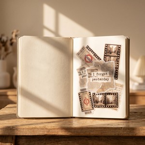 Pegatinas de Papel Washi con Diseños Estéticos Personalizados, Recuerdos del Ayer, Paquete de Pegatinas Especiales con Acabado de Aceite - Product Image 3