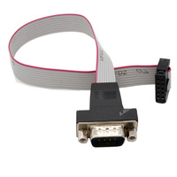 Kabel Harness Konektor D-Sub DB9 DB25 9 Pin 25 Pin Male to Female untuk Perbaikan Peralatan dan Grosir
