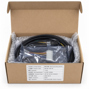 Faisceau de câblage Premium pour <span class=keywords><strong>Quad</strong></span> ATV KET MG630 15 broches AWG22 UL1007 ISO9001 IP67 pour Yamaha Raptor Grizzly Kodiak 450 700 ATV - Product Image 5