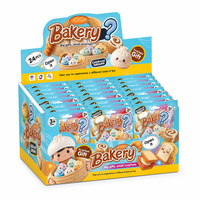 Jouets Squishy Anti-Stress à Rebond Lent, Boîte Surprise en Gros de Croissants, Donuts et Gaufres de Boulangerie en Vrac