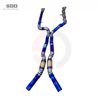 Tuyaux d'échappement intermédiaires en titane SD 1,2 mm pour BMW M2 G87 3.0T 2023+ Système d'échappement haute performance M2 G87 Tuyaux d'échappement de longueur égale