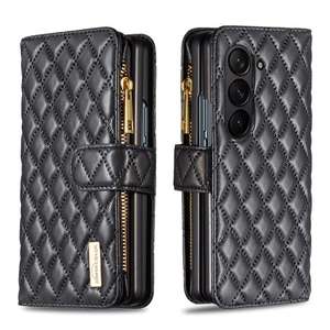 Funda de Teléfono Tipo Cartera con Cierre y Diseño de Diamantes para Samsung Galaxy Z Fold6 - Product Image 3
