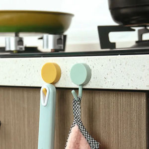 Bán Buôn Nhà Bếp Tường Móc Tự Dính Lưu Trữ Tiện Ích <span class=keywords><strong>Key</strong></span> Chủ Áo Khăn Móc Áo Móc Phòng Tắm Nhà Tổ Chức - Product Image 3