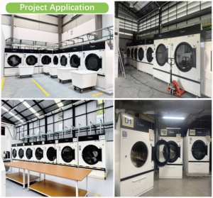 Séchoir à <span class=keywords><strong>linge</strong></span> commercial automatique, équipement de séchage industriel au gaz pour vêtements - Product Image 3