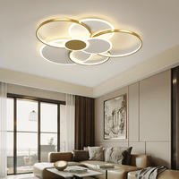 Lustre de cristal led moderno de 4/6/8 cabeças, aço inoxidável, montagem nivelada, luminária decorativa, luminária para teto