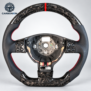 Volant de voiture en fibre de carbone pour Volkswagen 2019 Jetta R-Line Passat Golf Jetta Tiguan Polo Bora Arteon – Vente directe usine - Product Image 2